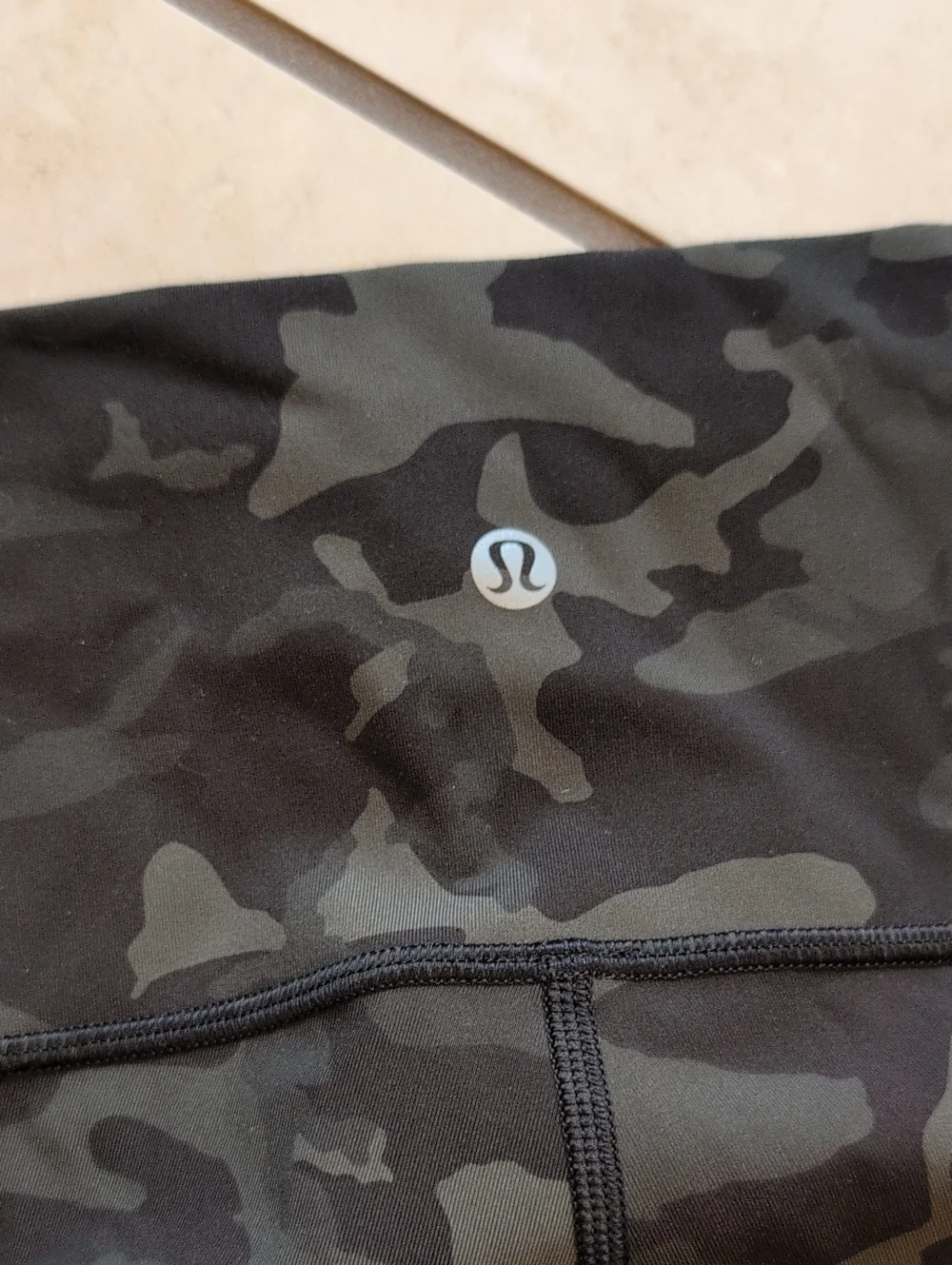 Lululemon Wunder Under High-Rise Tight Incognito Camo Multi Gator Green Size 8